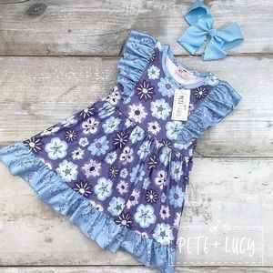 Blue Floral Dress (Pete and Lucy)